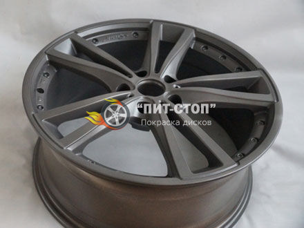 Графитовый порошковая покраска