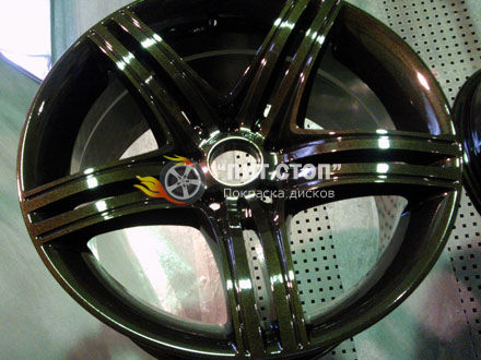 Графитовый металлик под лаком