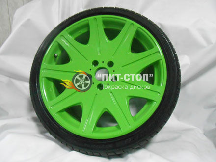 колесо в сборе порошковая покраска