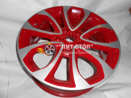 покраска в два цвета