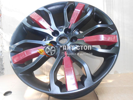 Спицы открашенные в разные цвета