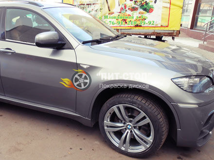 Диск хром на автомобиле