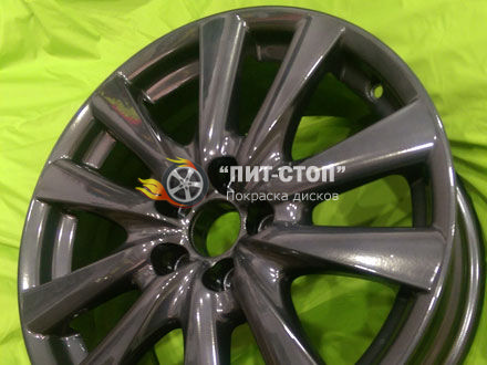 Окраска диска Gun Metal