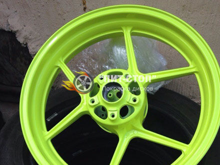 Покраска диска мотоцикла