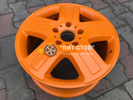 Покраска диска RAL 2000