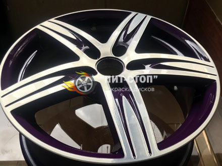 Покраска автодиска