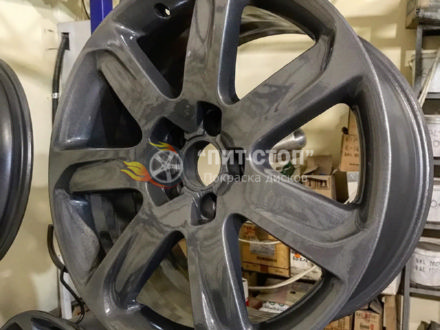 Графит под лаком