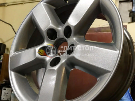 Порошковая покраска серебро