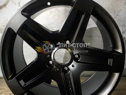 Покраска диска в чёрный матовый